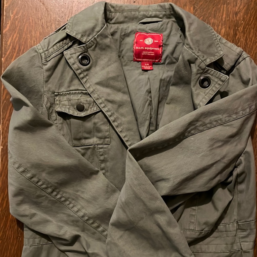 B.U.M Equipment Womens army jacket